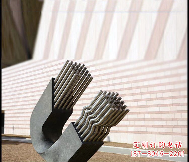 济南不锈钢磁铁雕塑,给景观带来无限魅力