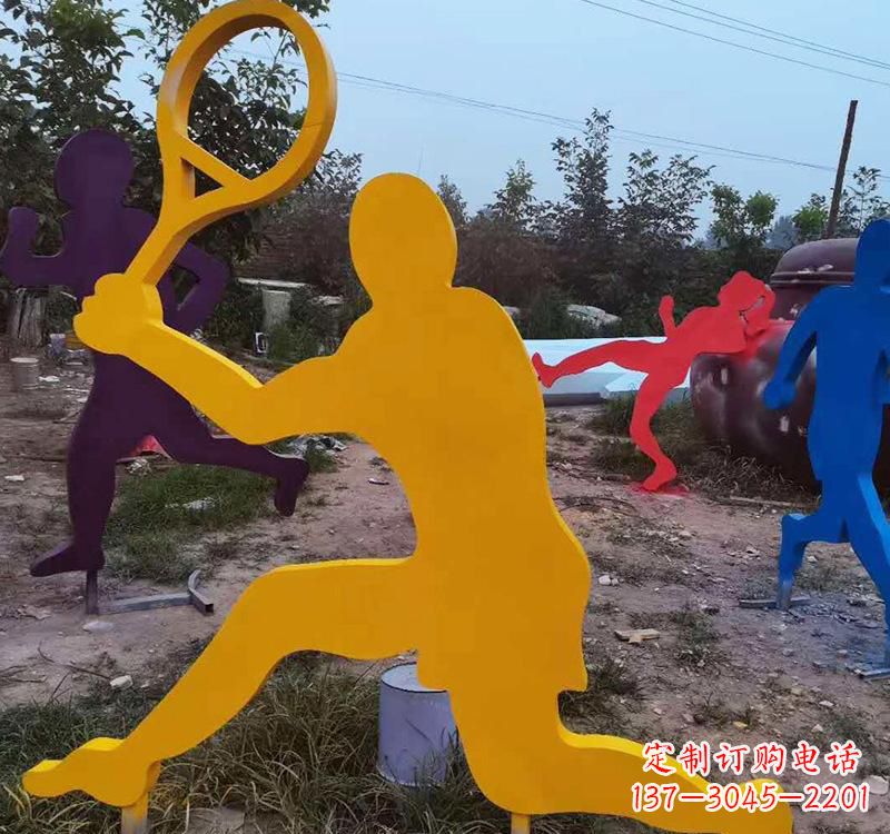 济南不锈钢羽毛球雕塑精致、经典、美观