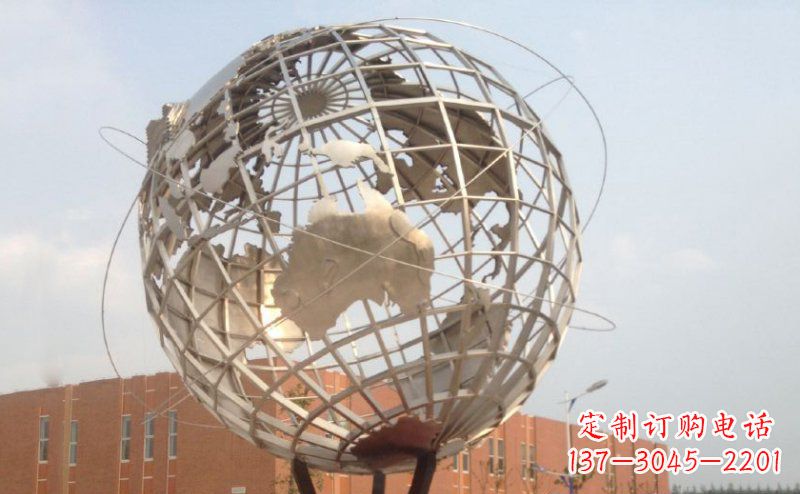 济南不锈钢地球雕塑——一件集美丽与坚固于一身的艺术品