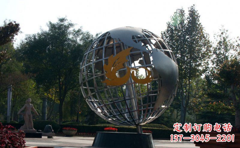 济南不锈钢地球雕塑一件具有意义的艺术品