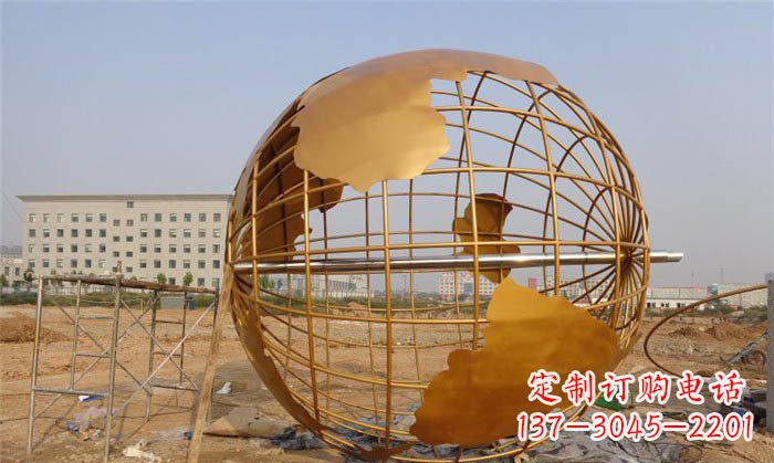 济南美丽的地球雕塑