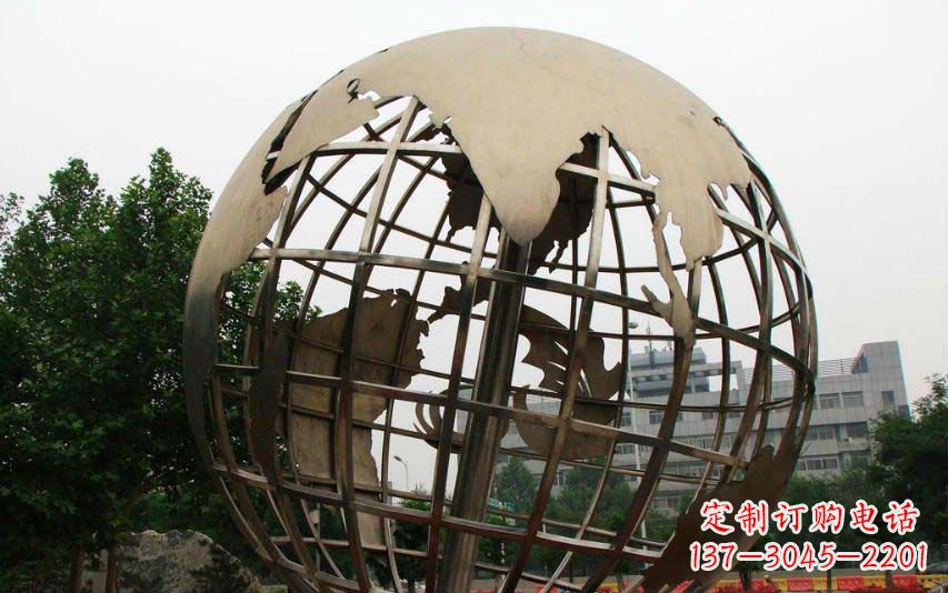 济南不锈钢地球雕塑精彩的艺术景观