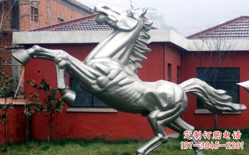 济南不锈钢奔马雕塑令人叹为观止的艺术杰作