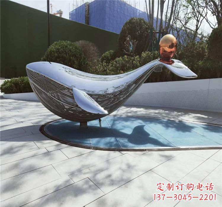 济南不锈钢海豚雕塑艺术与科技的完美结合