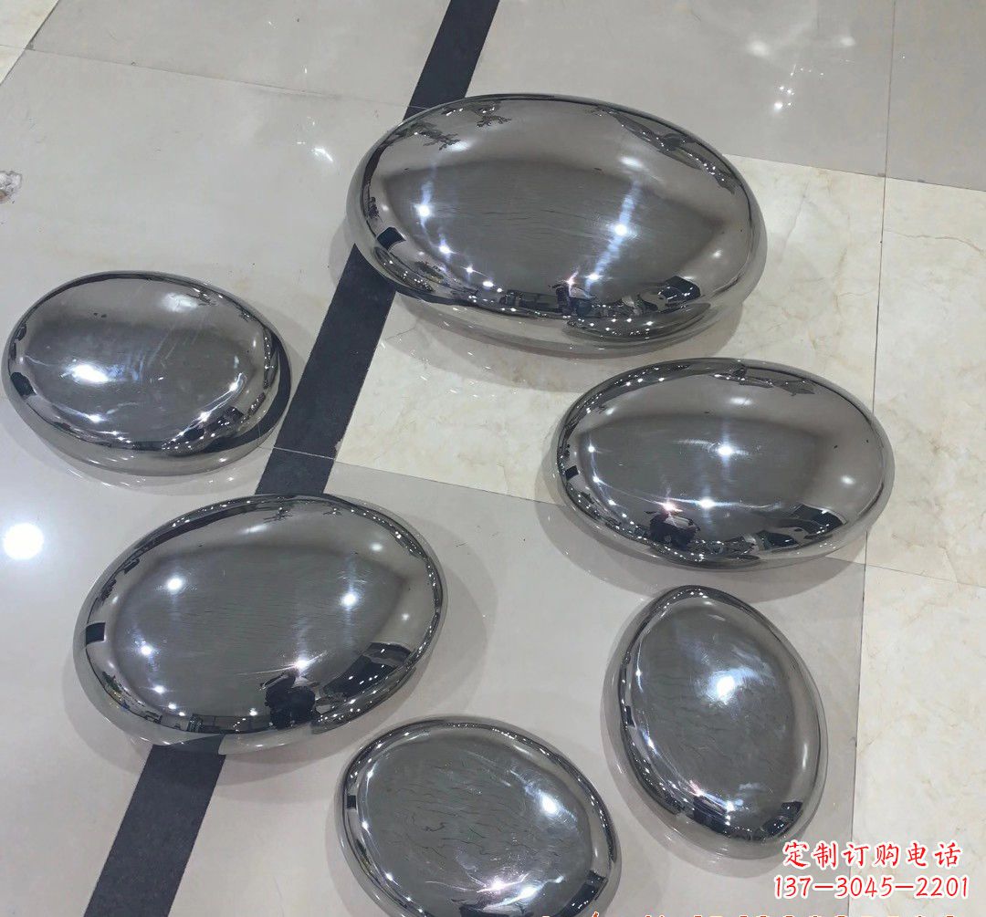 济南不锈钢鹅卵石雕塑精美的艺术瑰宝