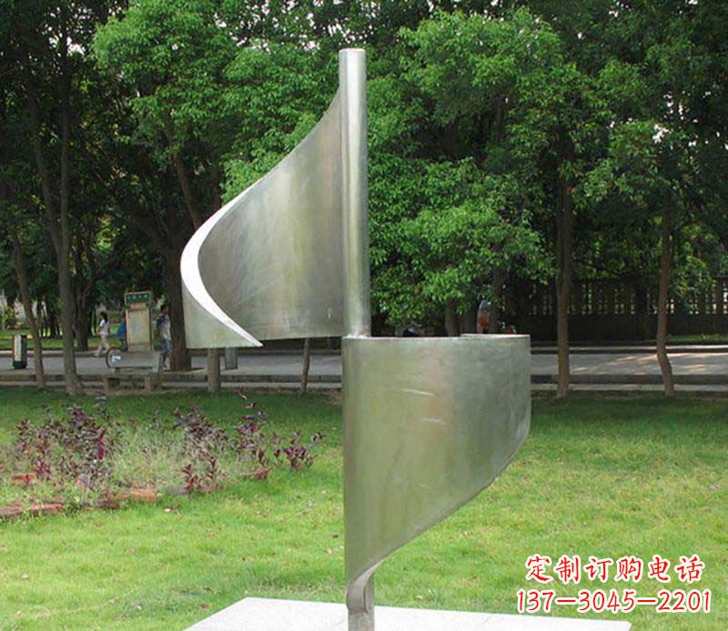 济南精美不锈钢风车雕塑