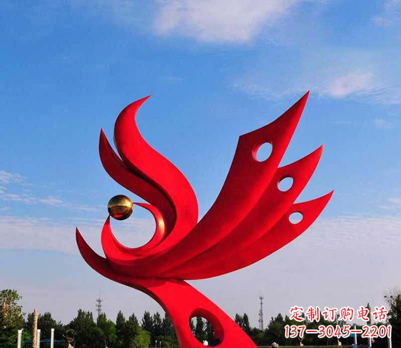 济南不锈钢凤凰灵动传神