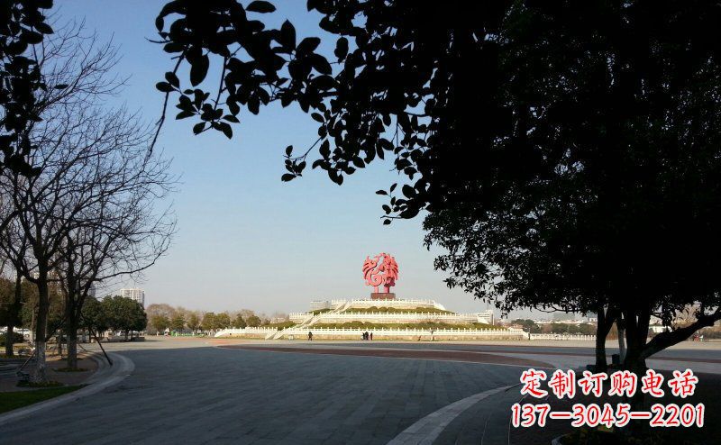 济南不锈钢凤凰雕塑——展现传统文化之美