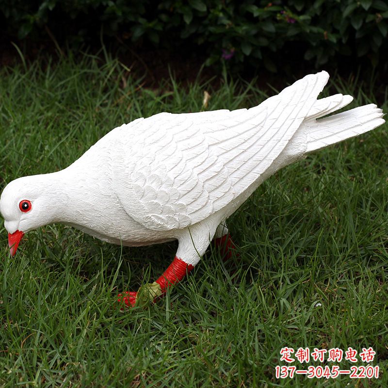 济南不锈钢鸽子主题雕塑