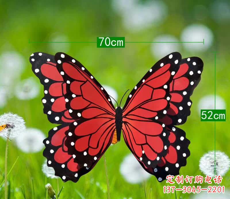 济南精美不锈钢蝴蝶雕塑