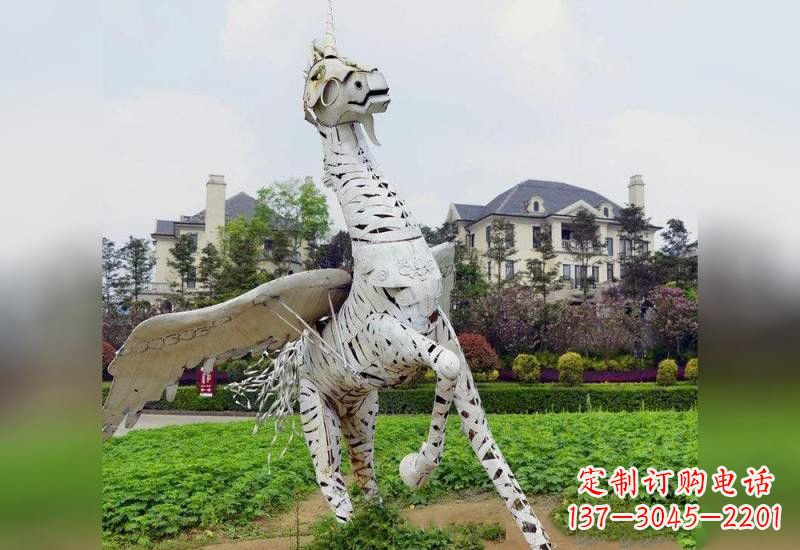 济南不锈钢独角兽雕塑