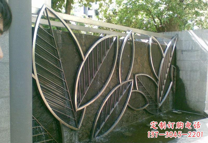 济南不锈钢树叶雕塑——艺术与科技的完美结合