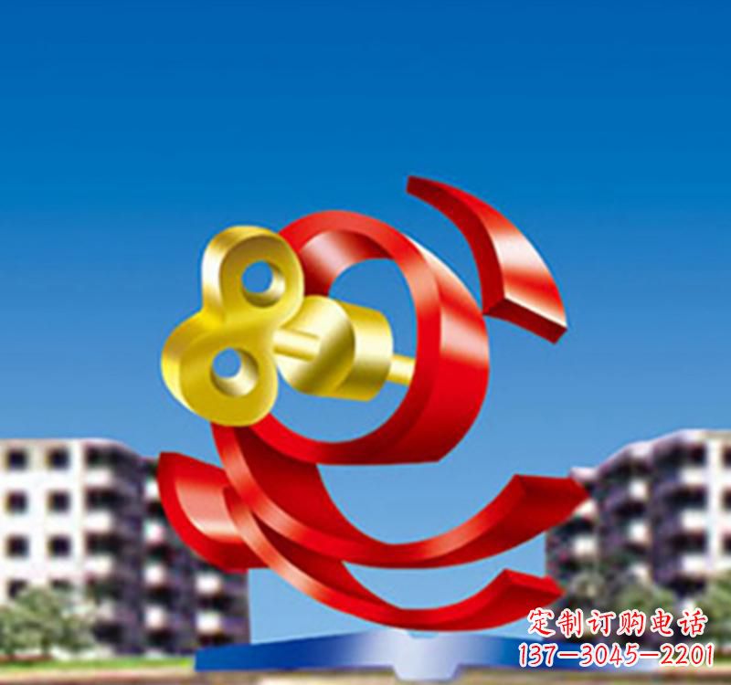 济南不锈钢飘带雕塑给公园景观带来独特美感