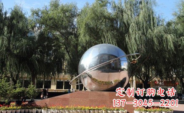 济南不锈钢地球雕塑——缅怀美好家园