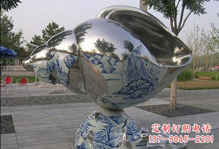 济南不锈钢海螺雕塑艺术的精美结晶