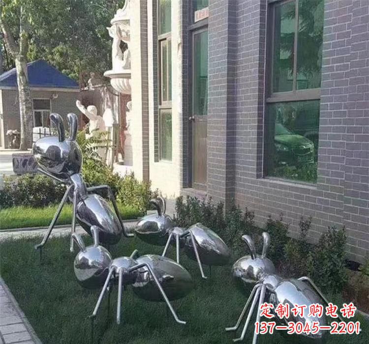 济南不锈钢蚂蚁雕塑—精致细腻的艺术品
