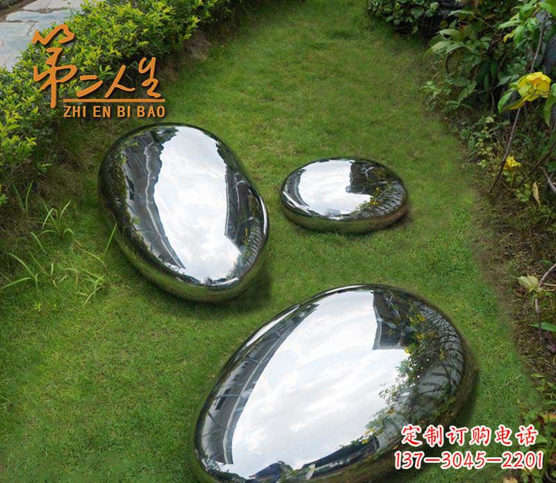 济南不锈钢公园水滴雕塑1