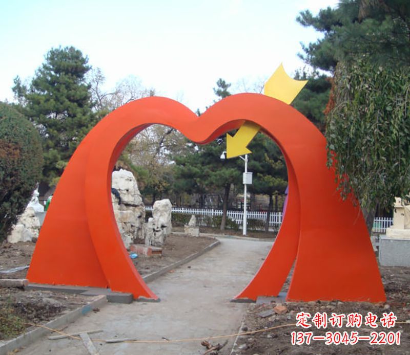 济南不锈钢拱门雕塑