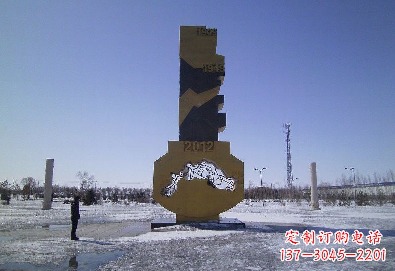 济南不锈钢钥匙雕塑精致且具有象征意义