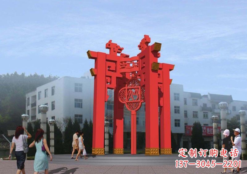 济南不锈钢灯笼雕塑——点亮城市美景