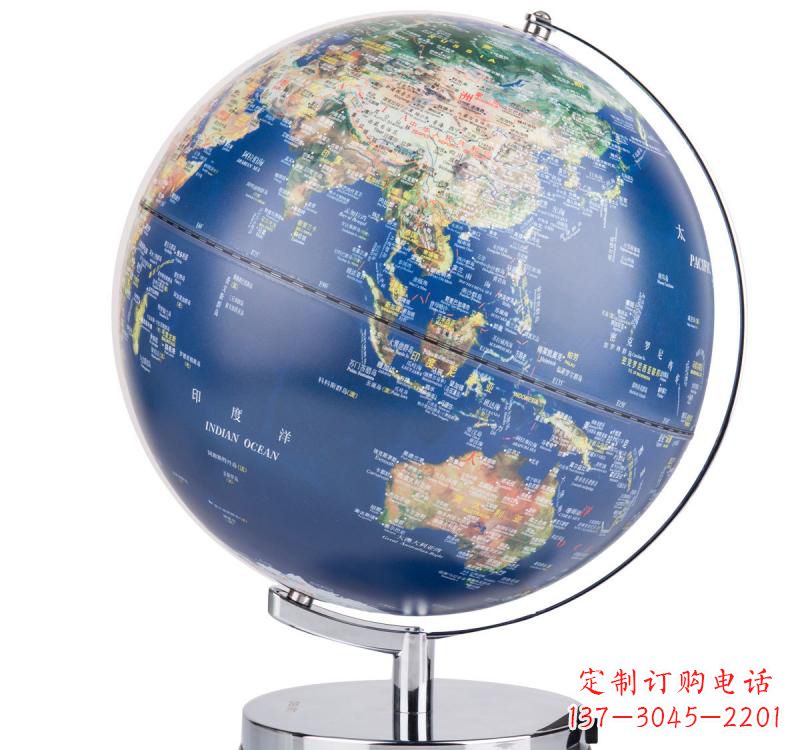 济南不锈钢地球仪雕塑精美的艺术品