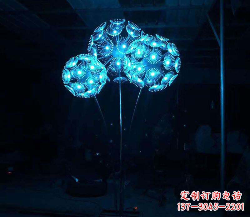 济南不锈钢蒲公英雕塑——象征着美丽的自由