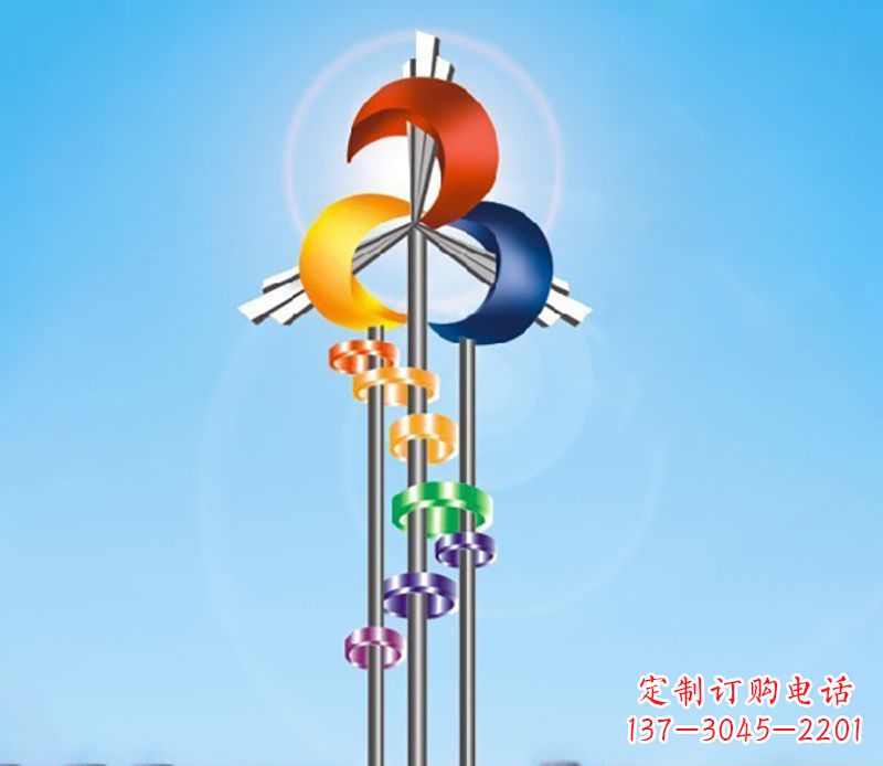 济南不锈钢风车雕塑精美的艺术之作