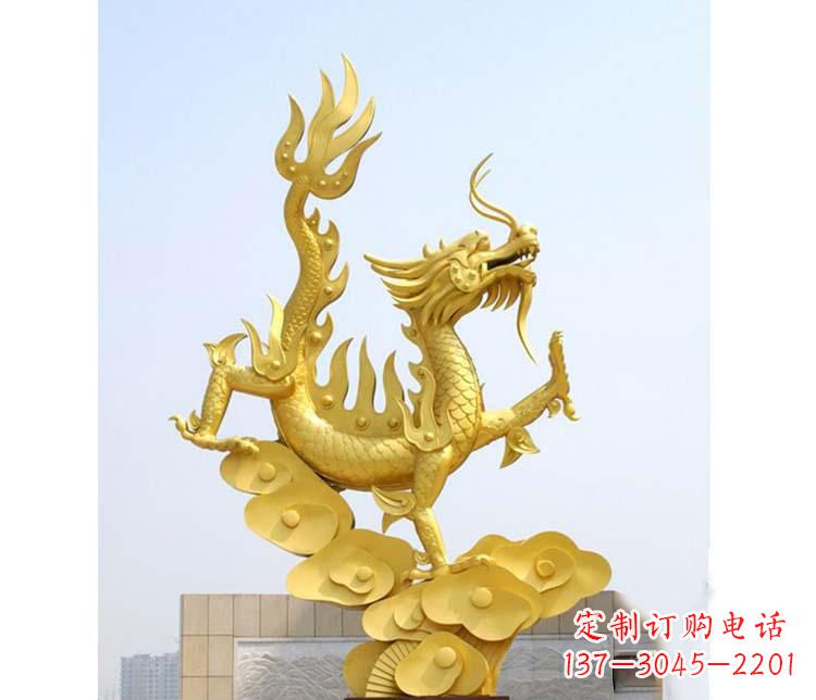 济南不锈钢虎跃雕塑——传承英雄气概