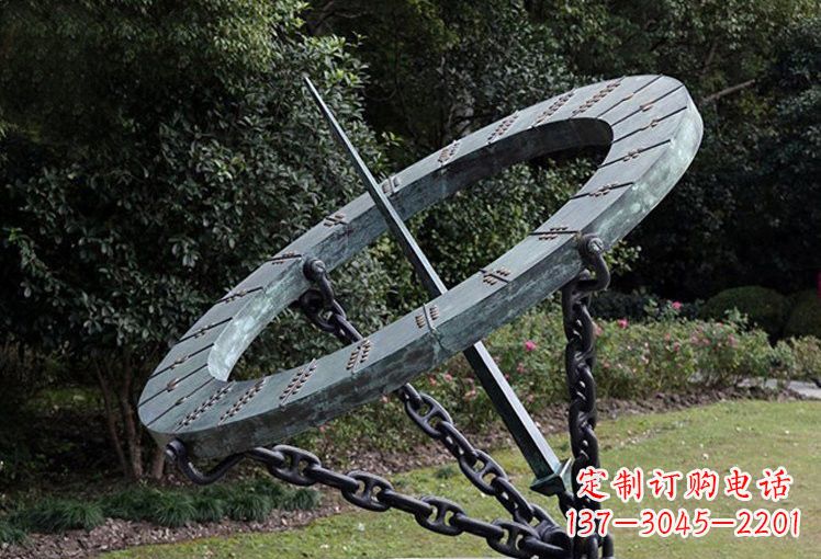 济南不锈钢日晷雕塑精致的艺术符号