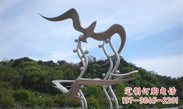 济南海鸥雕塑传递自然之美