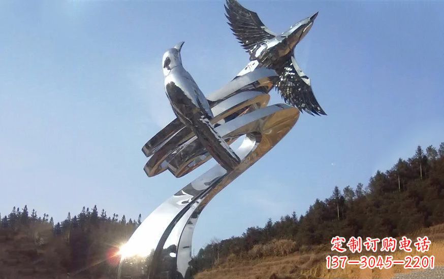 济南不锈钢动物雕塑——美化城市环境