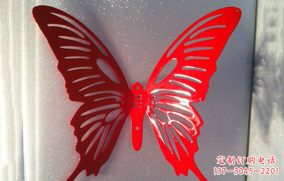 济南不锈钢蝴蝶雕塑让蝴蝶飞跃展现灿烂美丽