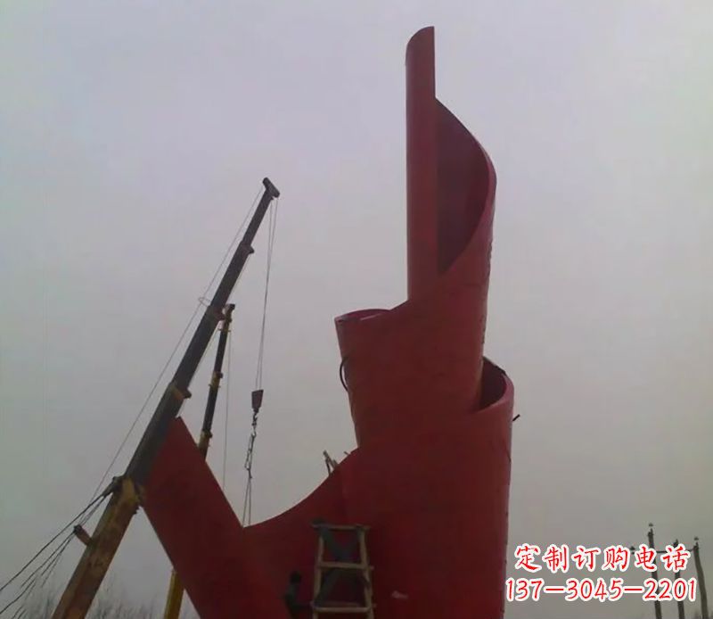 济南不锈钢火炬雕塑点燃社会进步的火炬