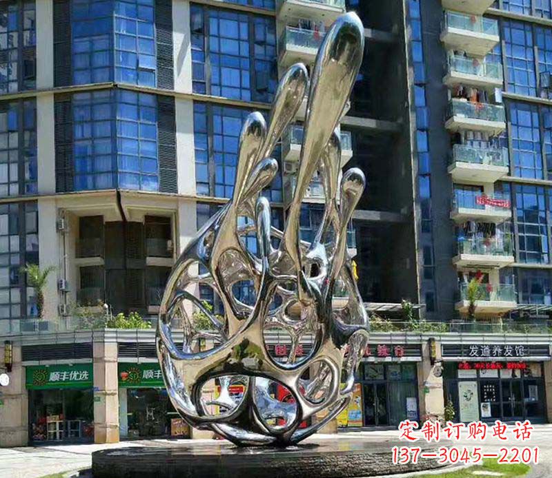 济南不锈钢火龙果雕塑集艺术与自然之美