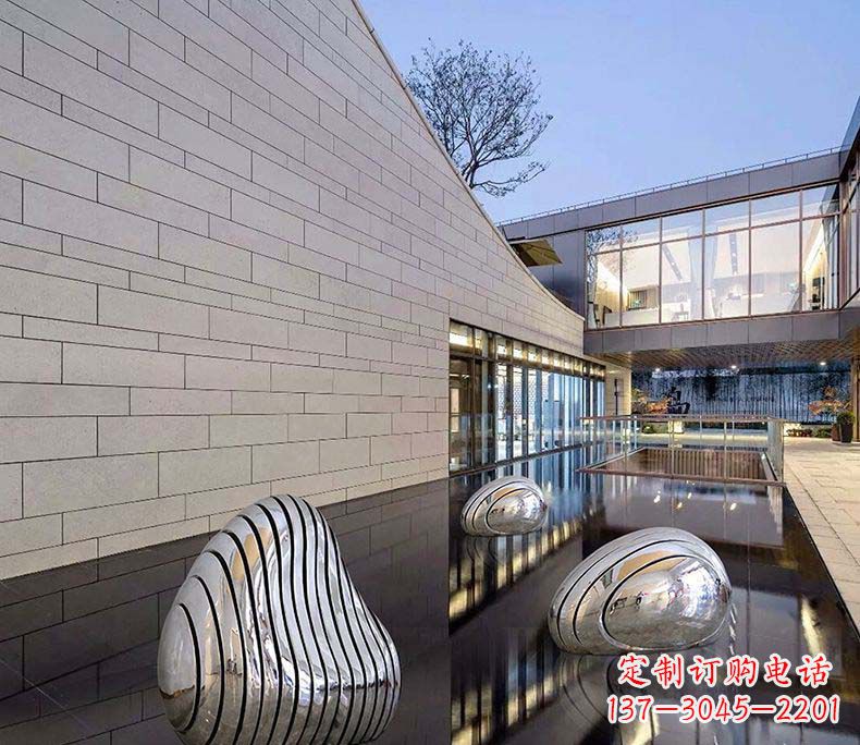 济南不锈钢假山摆件雕塑