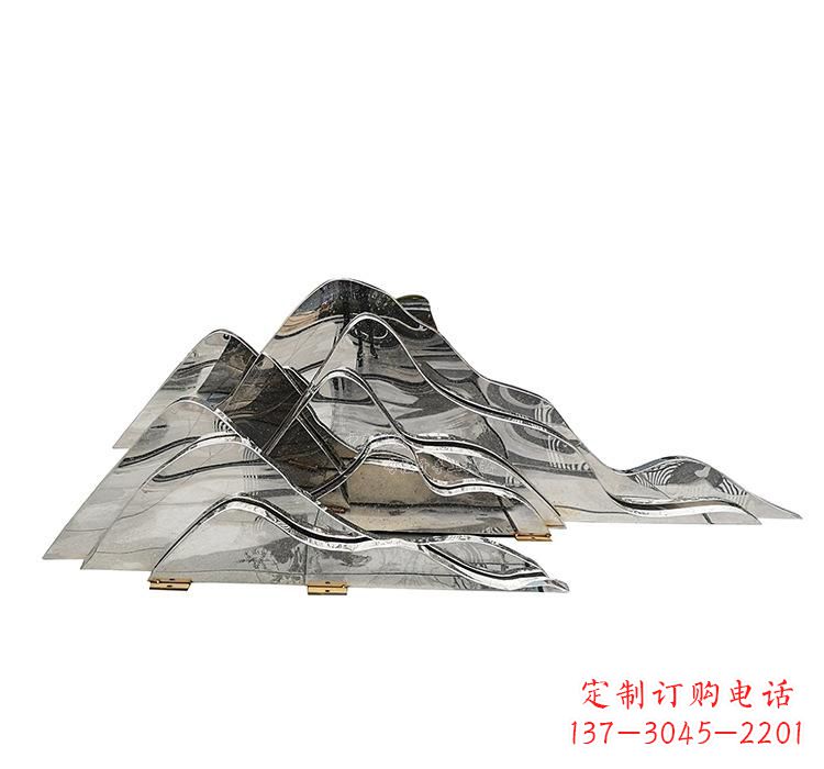 济南不锈钢假山雕塑