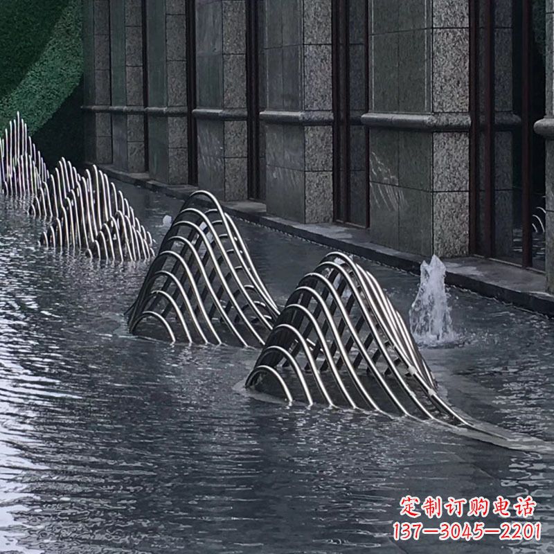 济南不锈钢假山雕塑精美外形,百变造型
