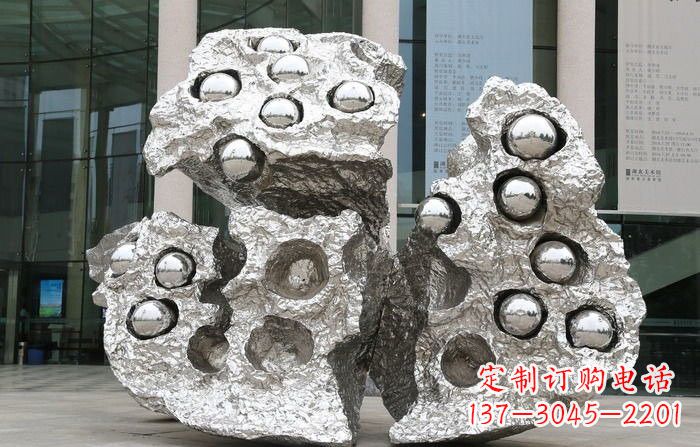 济南不锈钢莲蓬雕塑——传承古老文化的艺术瑰宝