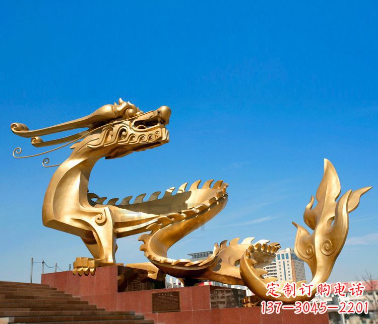 济南不锈钢金龙——雕塑之美
