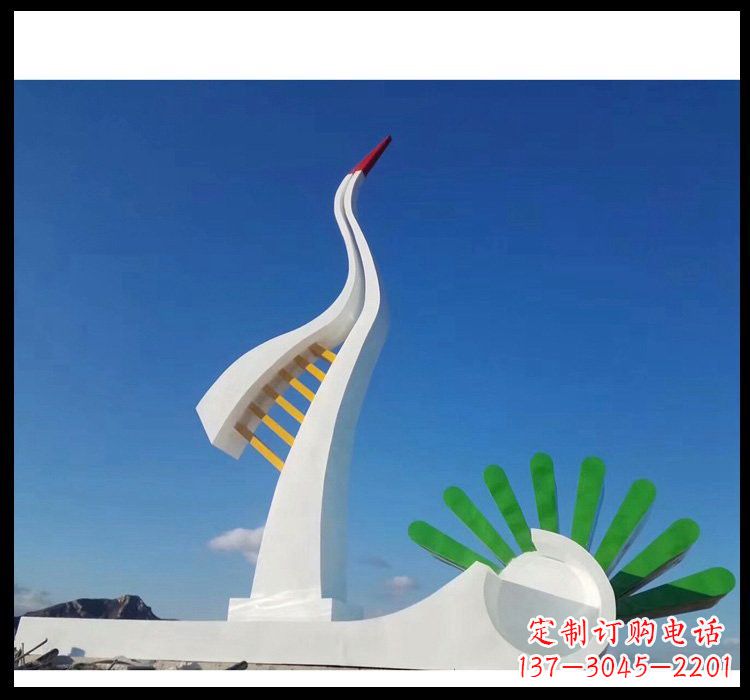 济南不锈钢松树雕塑,美轮美奂