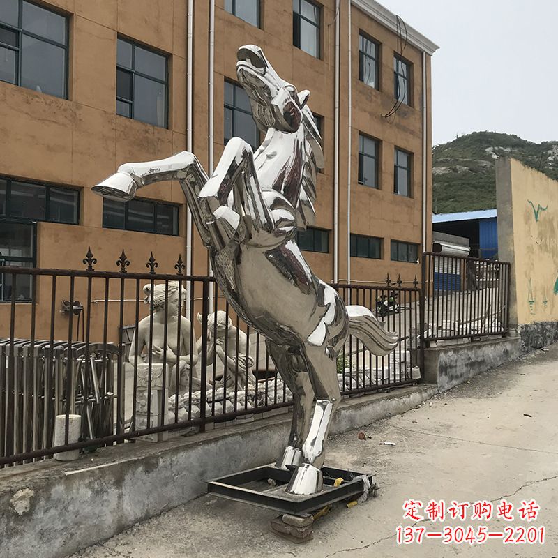 济南不锈钢马雕塑精美绝伦