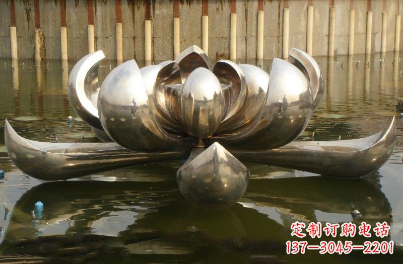 济南不锈钢莲花喷泉雕塑艺术精品的传承