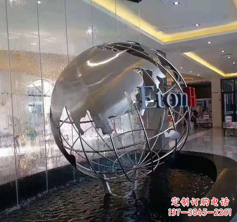 济南不锈钢流水喷泉雕塑