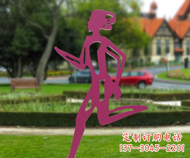 济南精美不锈钢女人雕塑