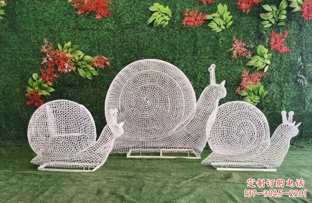 济南不锈钢镂空蜗牛雕塑艺术技艺的精致之美