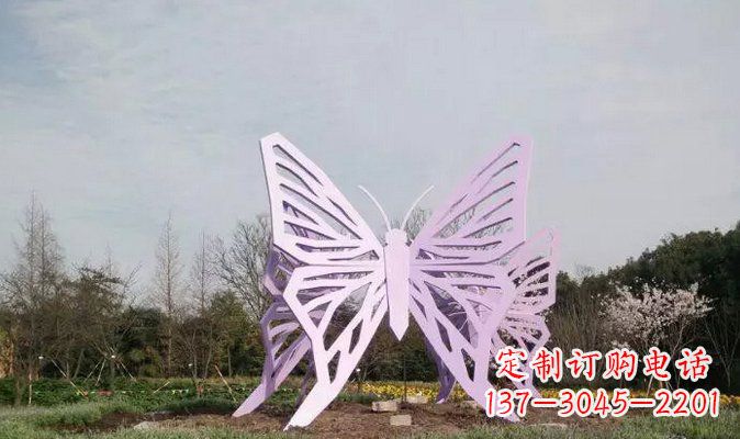 济南不锈钢旅游区蝴蝶雕塑