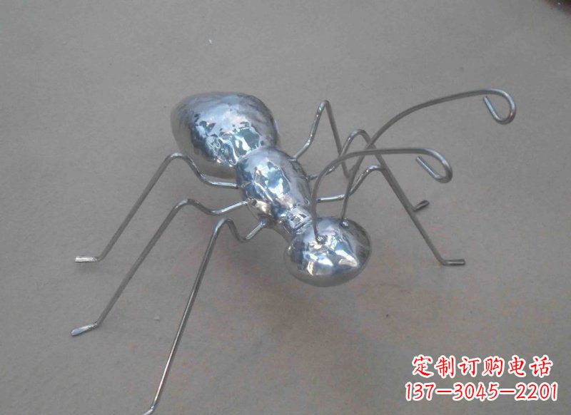 济南不锈钢蚂蚁公园动物雕塑一种具有艺术价值的蚂蚁雕塑