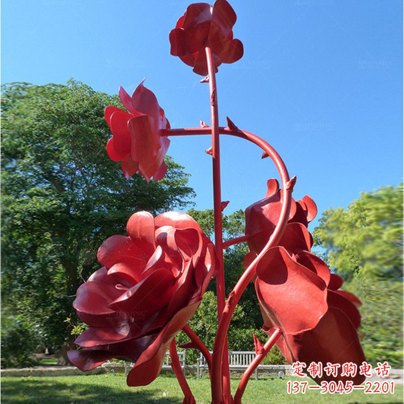 济南玫瑰雕塑艺术的精美表达