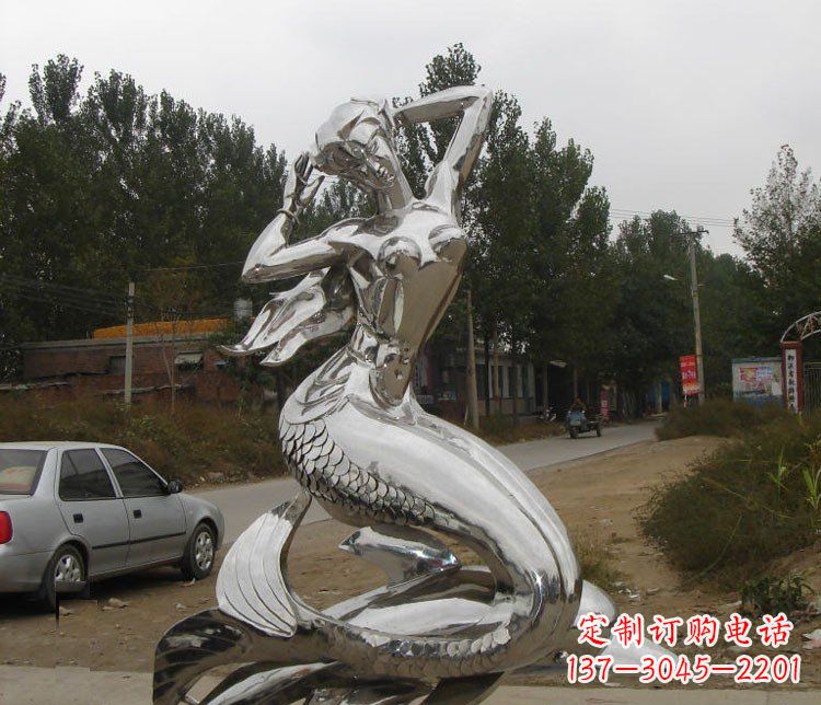 济南海豚雕塑——精美的艺术品