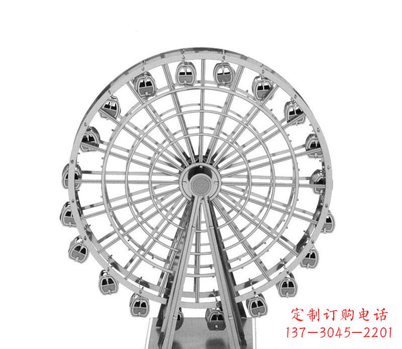 济南不锈钢摩天轮雕塑引领城市风采